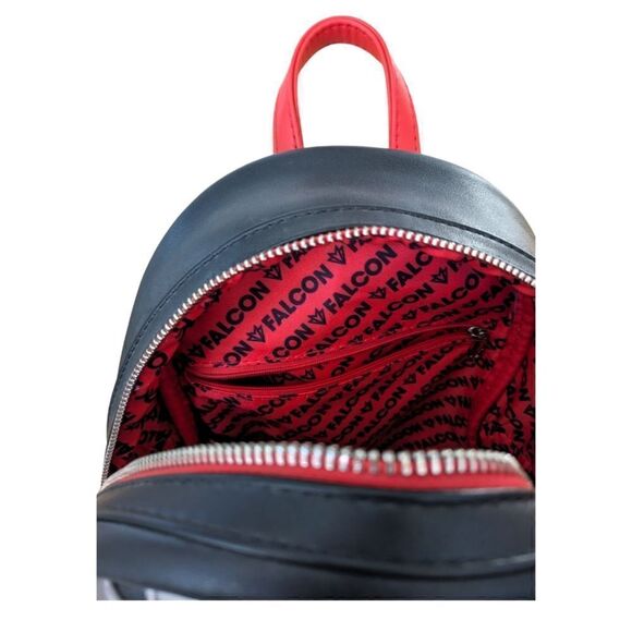 Loungefly X Marvel Falcon Cosplay Mini Backpack with Wings - Picture 7 of 8